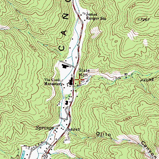 Topographic Map of Giusewa Historic Site, NM