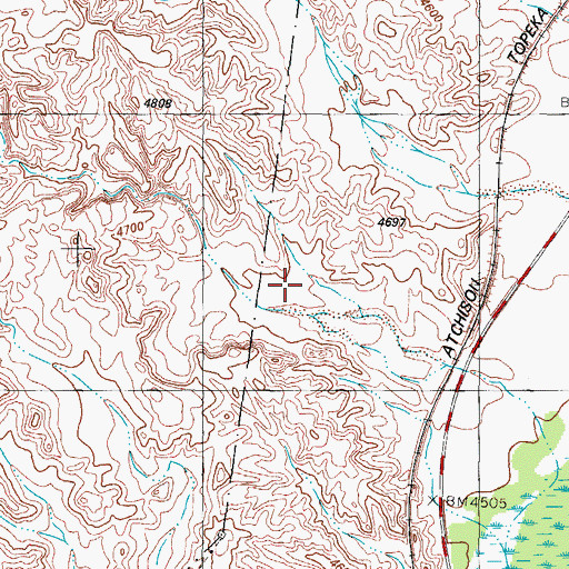 Topographic Map of Canyon Trail, NM