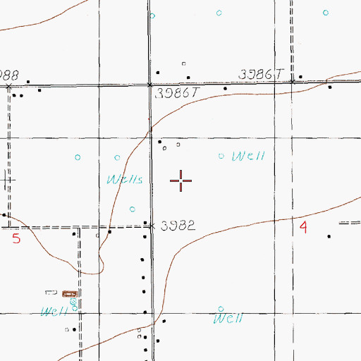 Topographic Map of P-843 Water Well, NM
