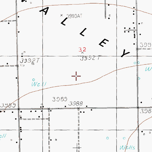 Topographic Map of 11558 Water Well, NM