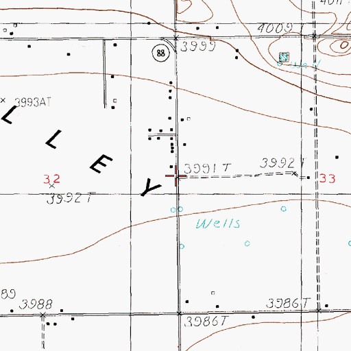 Topographic Map of 12670 Water Well, NM