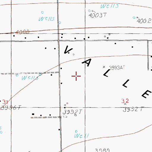 Topographic Map of 10825 Water Well, NM