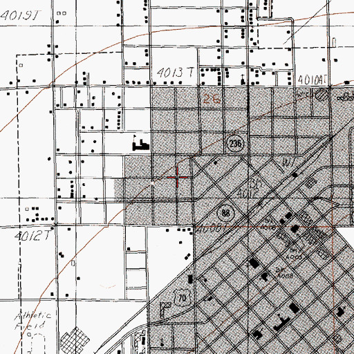 Topographic Map of 12363 Water Well, NM