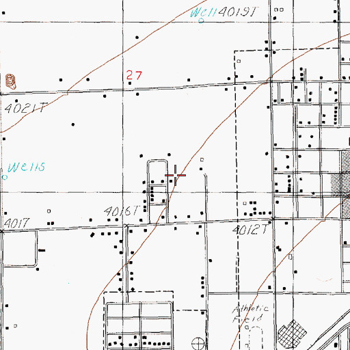 Topographic Map of 10802 Water Well, NM