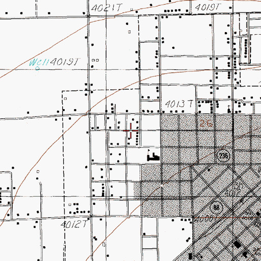 Topographic Map of 12361 Water Well, NM