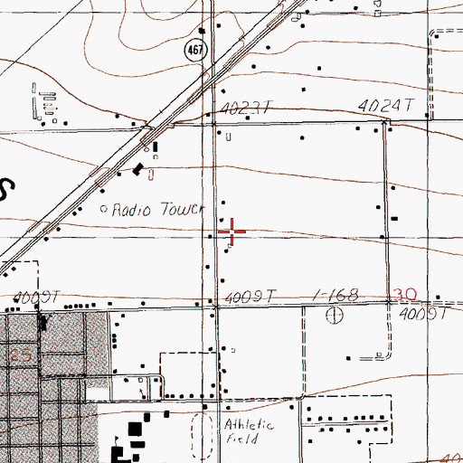 Topographic Map of 12368 Water Well, NM