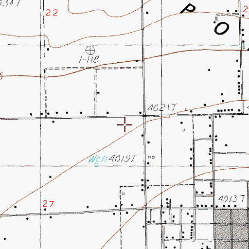 Topographic Map of 12346 Water Well, NM