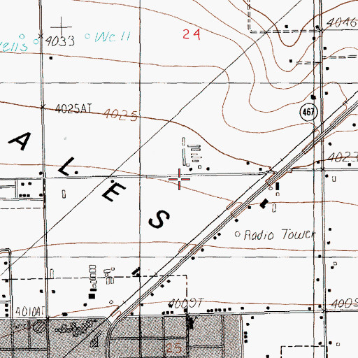 Topographic Map of 10061 Water Well, NM