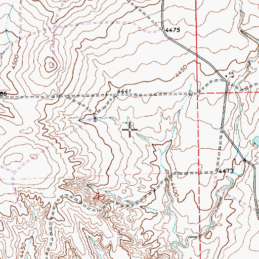 Topographic Map of 05037 Water Well, NM