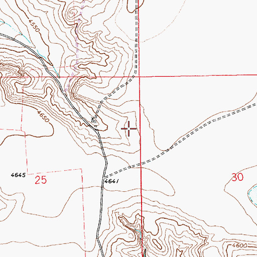 Topographic Map of 10303 Water Well, NM