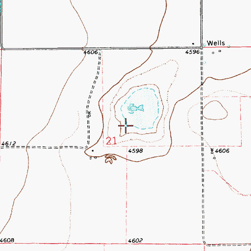 Topographic Map of 06036 Water Well, NM