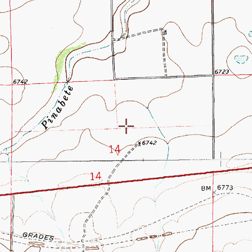 Topographic Map of 10245 Water Well, NM