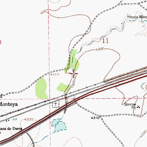 Topographic Map of 05068 Water Well, NM