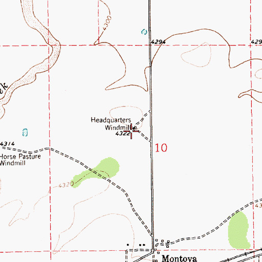 Topographic Map of 05065 Water Well, NM