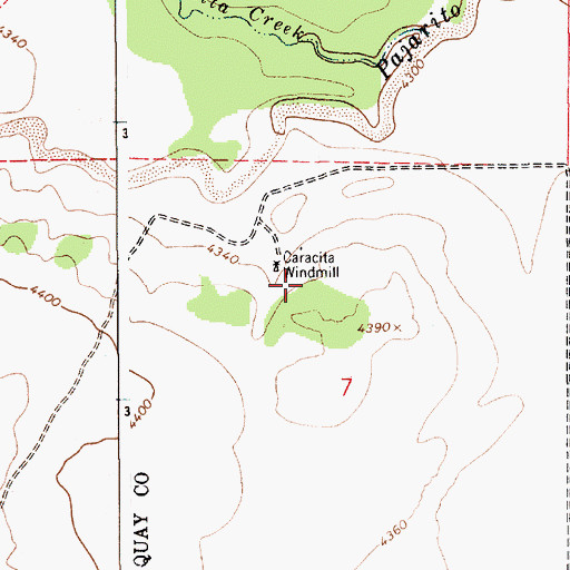 Topographic Map of 05064 Water Well, NM