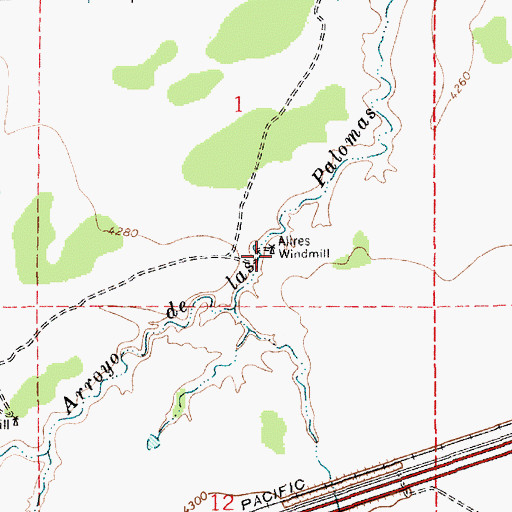 Topographic Map of 05062 Water Well, NM