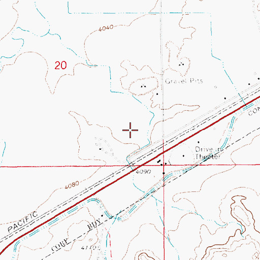 Topographic Map of 10136 Water Well, NM