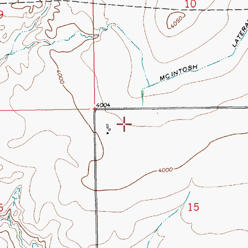 Topographic Map of 05603 Water Well, NM