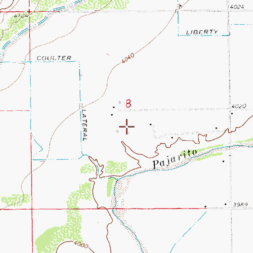 Topographic Map of 10119 Water Well, NM