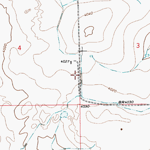 Topographic Map of 05599 Water Well, NM