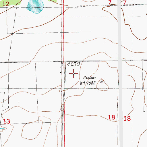 Topographic Map of 05380 Water Well, NM
