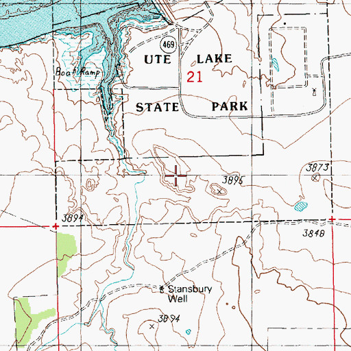 Topographic Map of 05052 Water Well, NM