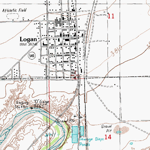 Topographic Map of 05045 Water Well, NM