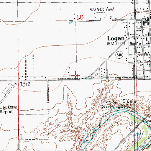 Topographic Map of 05038 Water Well, NM