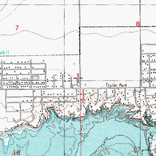 Topographic Map of 05058 Water Well, NM