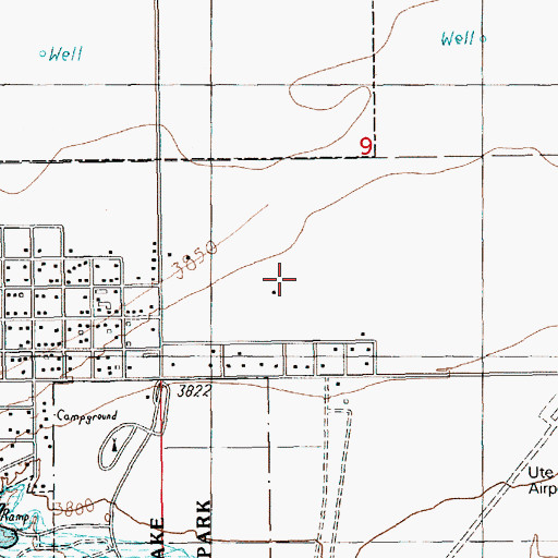 Topographic Map of 05030 Water Well, NM