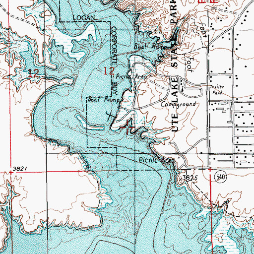 Topographic Map of 05000 Water Well, NM
