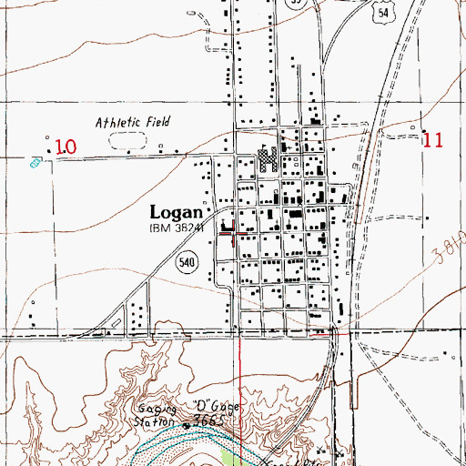 Topographic Map of 05039 Water Well, NM