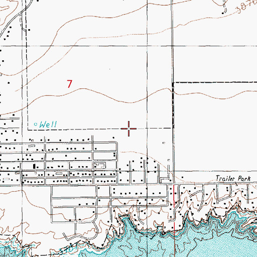 Topographic Map of 05023 Water Well, NM