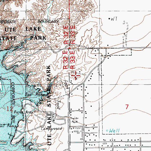 Topographic Map of 05017 Water Well, NM