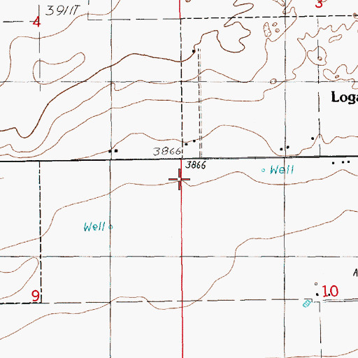 Topographic Map of 05028 Water Well, NM
