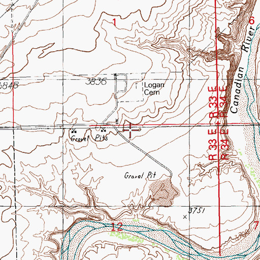 Topographic Map of 05001 Water Well, NM