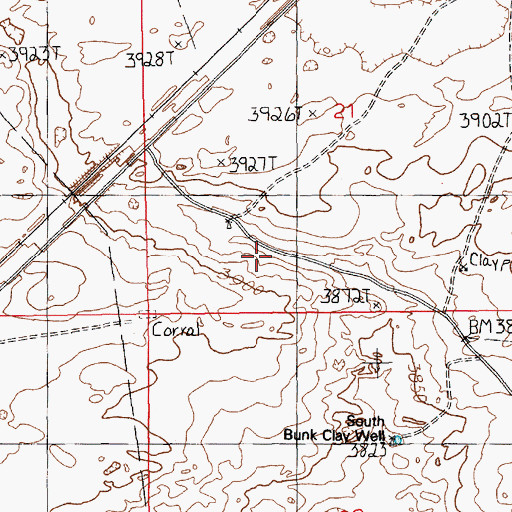 Topographic Map of 05491 Water Well, NM