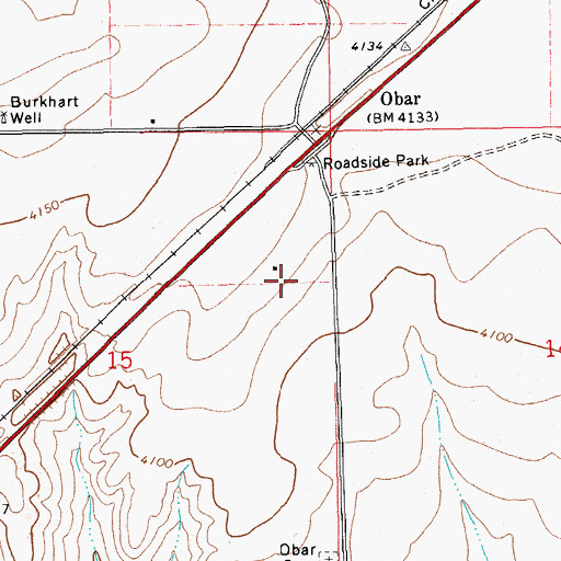 Topographic Map of 05267 Water Well, NM