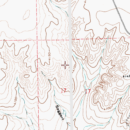 Topographic Map of 05477 Water Well, NM