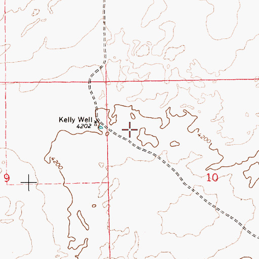Topographic Map of 05474 Water Well, NM