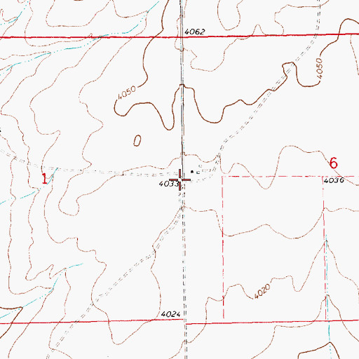 Topographic Map of 05275 Water Well, NM
