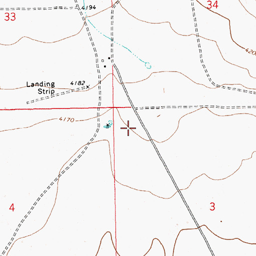 Topographic Map of 05476 Water Well, NM
