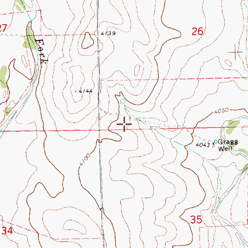 Topographic Map of 05314 Water Well, NM