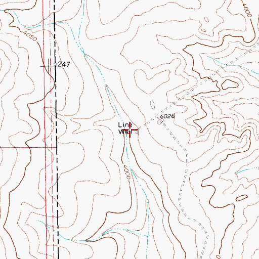 Topographic Map of 05472 Water Well, NM