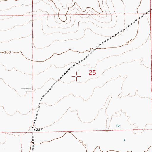 Topographic Map of 05451 Water Well, NM