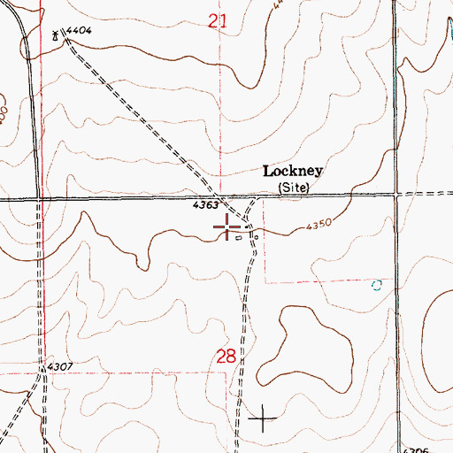 Topographic Map of 05292 Water Well, NM