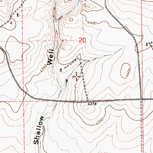 Topographic Map of 05289 Water Well, NM
