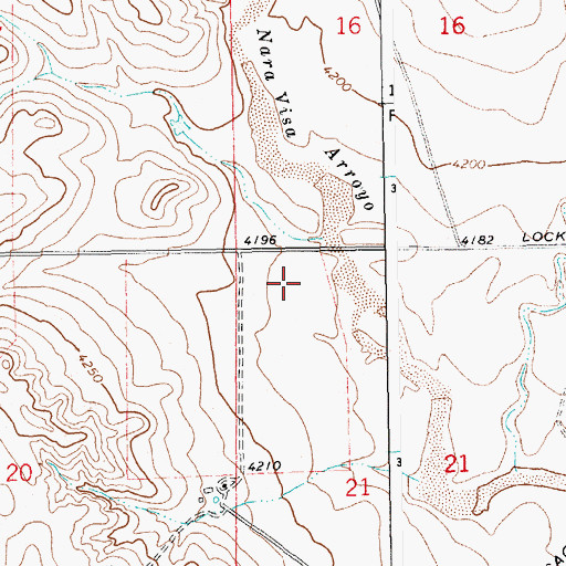 Topographic Map of 05309 Water Well, NM