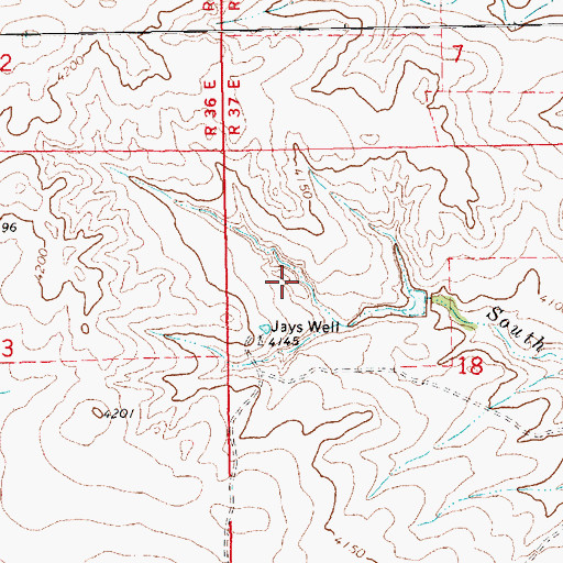 Topographic Map of 05471 Water Well, NM
