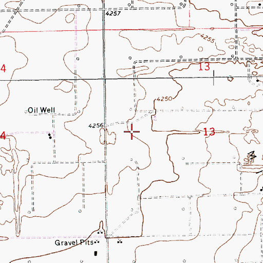 Topographic Map of 12578 Water Well, NM